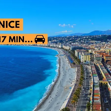 Apartment Lumineux, Confort, Wifi & Terrace & Parking Saint-Laurent-du-Var